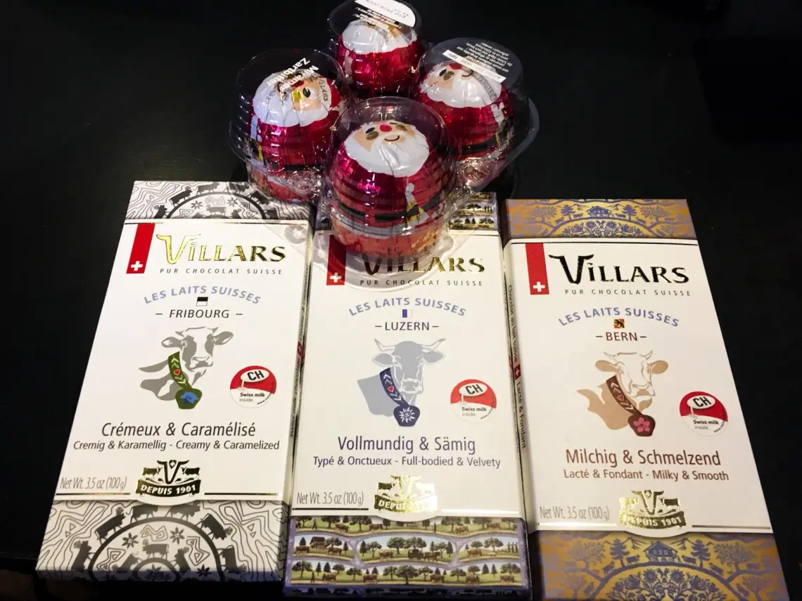 Chocolates ao leite da Villars – Imagem: arquivo pessoal